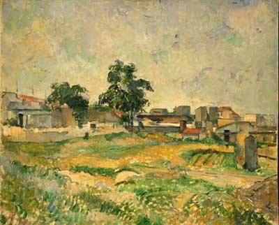 Cézanne, Paysage près de Paris